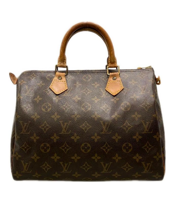 Monogram Louis Vuitton Mini Boston Bag Handbag Speedy 30 M41526 Women Louis