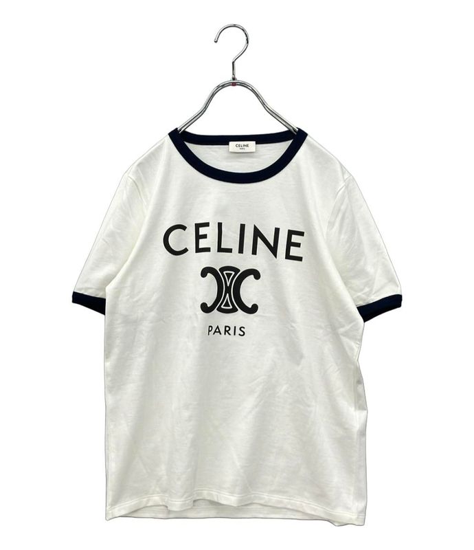 Celine Short Sleeve T-Shirt Women Size L Celine