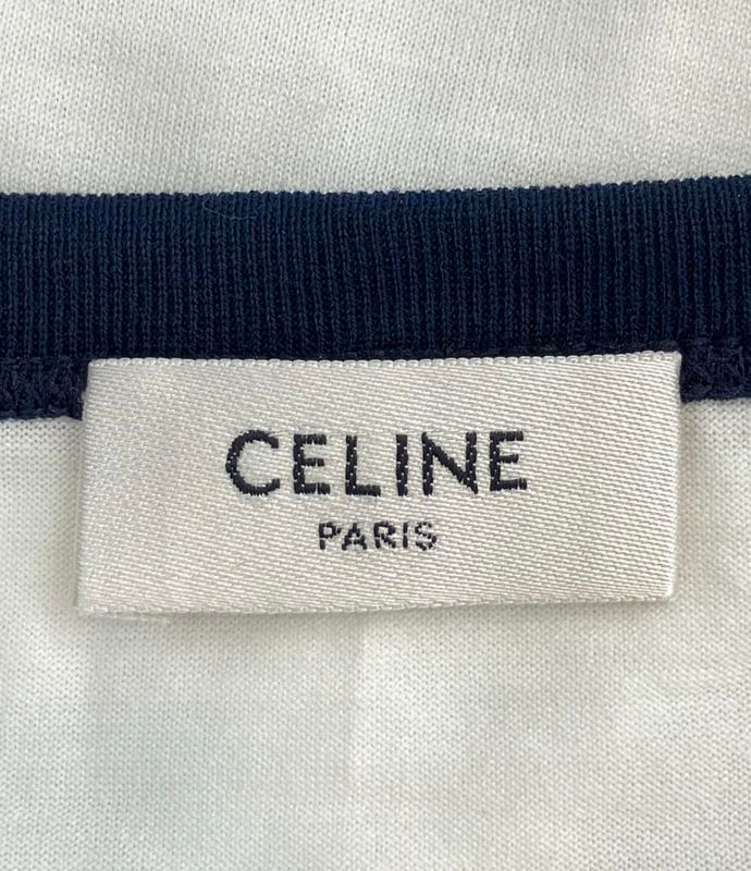 Celine Short Sleeve T-Shirt Women Size L Celine
