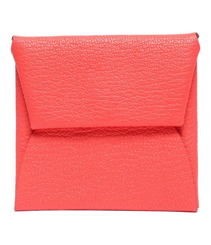 Hermes Coin Case W Engraved Silver Hardware Bastia Women's Hermes