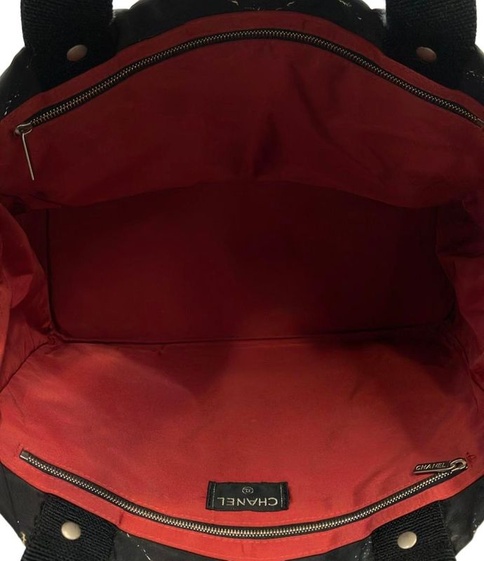 Chanel Nylon Tote Bag Travel Line Women's Chanel
