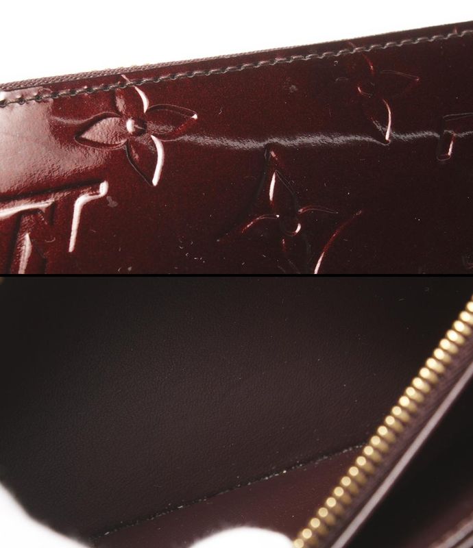 Louis Vuitton Round Zipper Long Wallet Vernis Zippy Wallet M90416 Ladies Men's