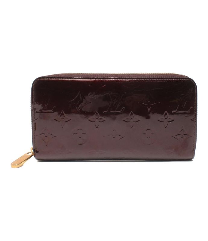 Louis Vuitton Round Zipper Long Wallet Vernis Zippy Wallet M90416 Ladies Men's