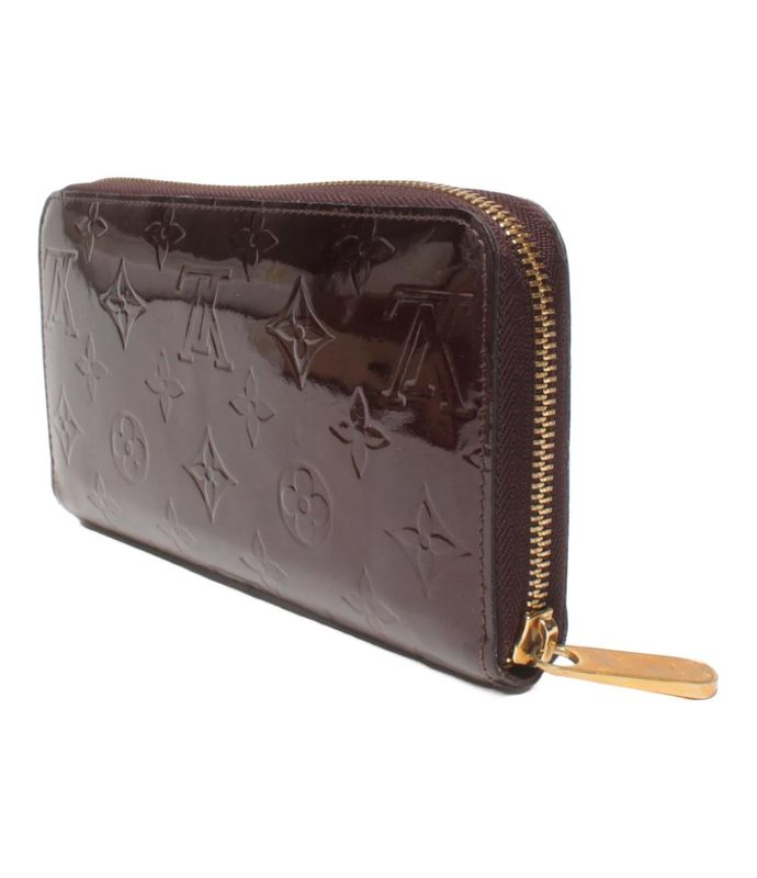 Louis Vuitton Round Zipper Long Wallet Vernis Zippy Wallet M90416 Ladies Men's