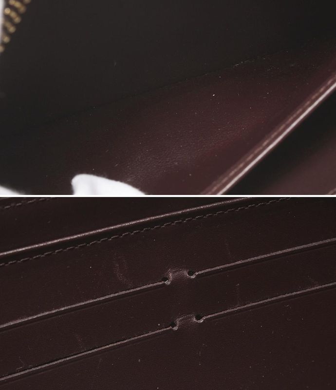 Louis Vuitton Round Zipper Long Wallet Vernis Zippy Wallet M90416 Ladies Men's