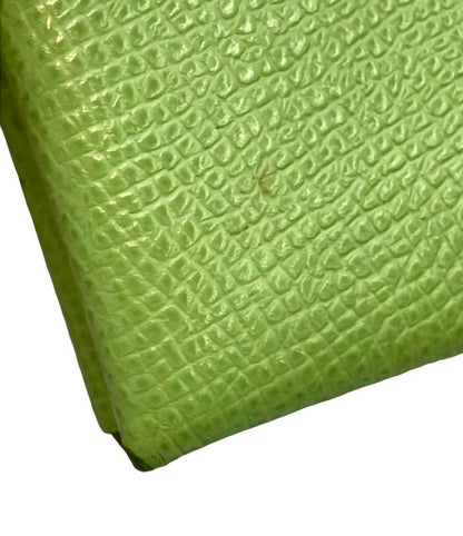 Hermes Card Case Coin Case U Engraved Silver Hardware Galvi Duo Women Men Hermes