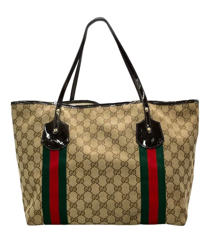 GG Canvas Gucci Tote Bag Shoulder Bag Shoulder 211970 520981 Ladies Gucci