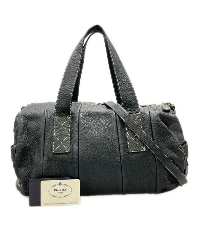 Prada 2way Boston Bag Shoulder Bag Crossbody Women Prada