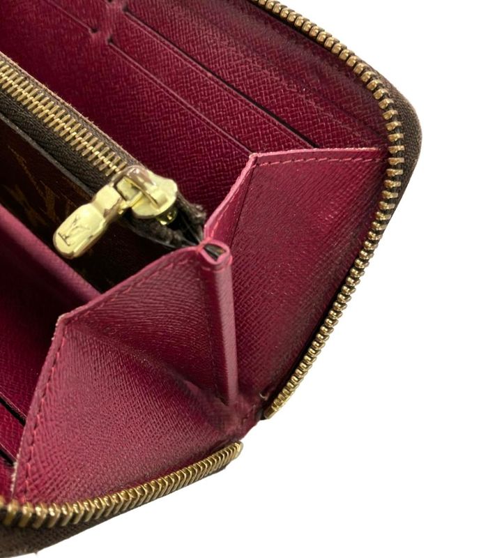 Louis Vuitton Round Zipper Long Wallet Monogram Portefeuille Clemence M60742