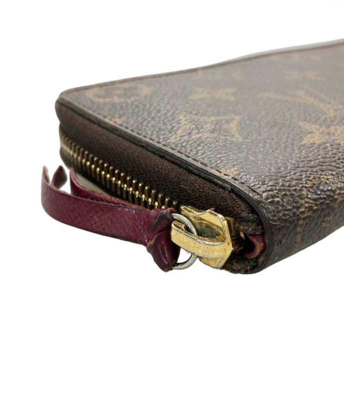 Louis Vuitton Round Zipper Long Wallet Monogram Portefeuille Clemence M60742