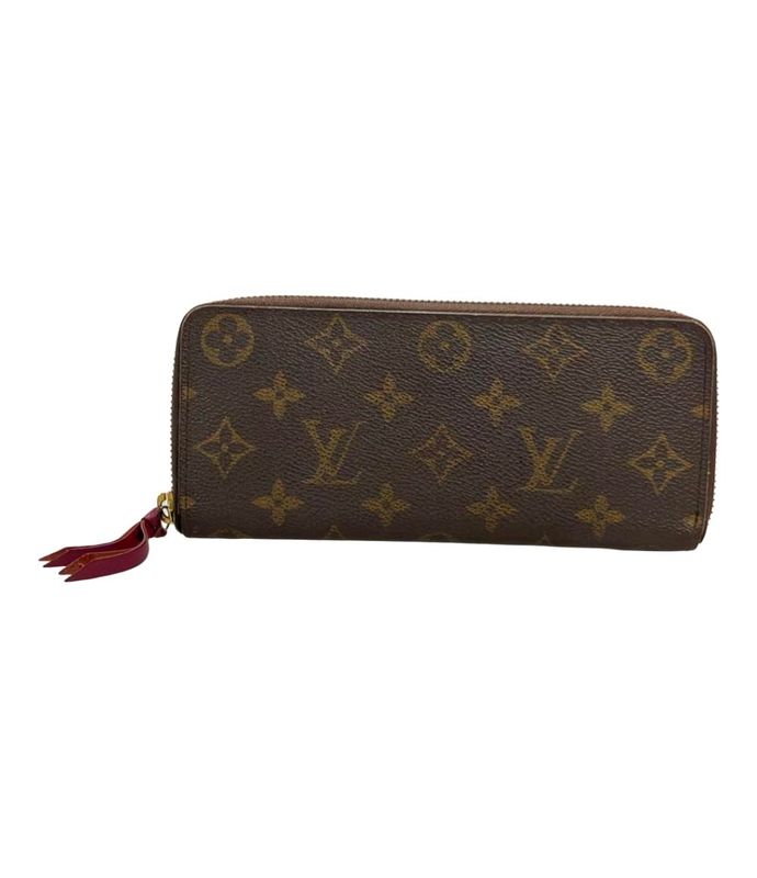 Louis Vuitton Round Zipper Long Wallet Monogram Portefeuille Clemence M60742