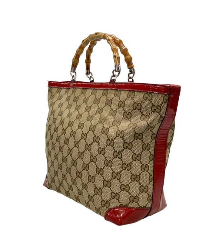 Gucci Tote Bag Band Bag Bamboo 311175 204046 Women's Gucci
