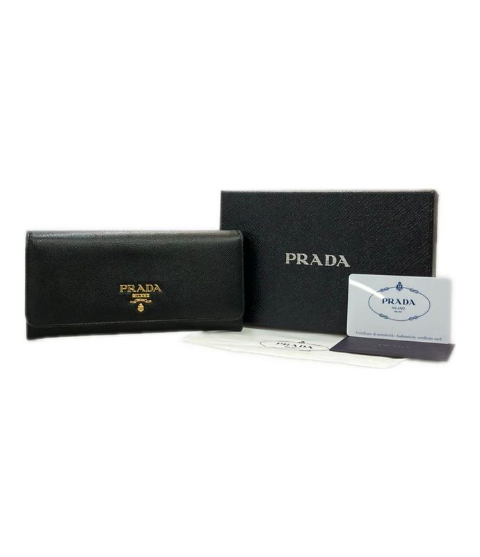 Prada Long Wallet Saffiano Leather 1mh132 Ladies Prada