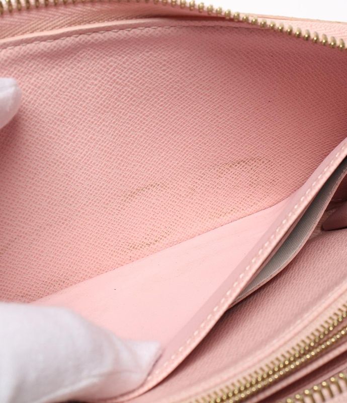 Louis Vuitton Round Zipper Long Wallet Zippy Wallet N63503 Unisex Louis Vuitton