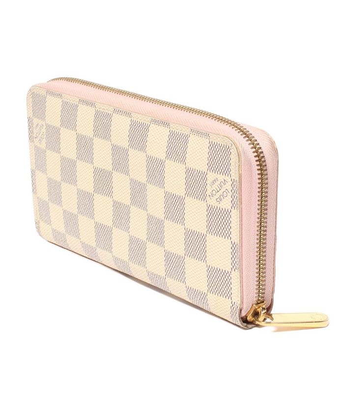 Louis Vuitton Round Zipper Long Wallet Zippy Wallet N63503 Unisex Louis Vuitton