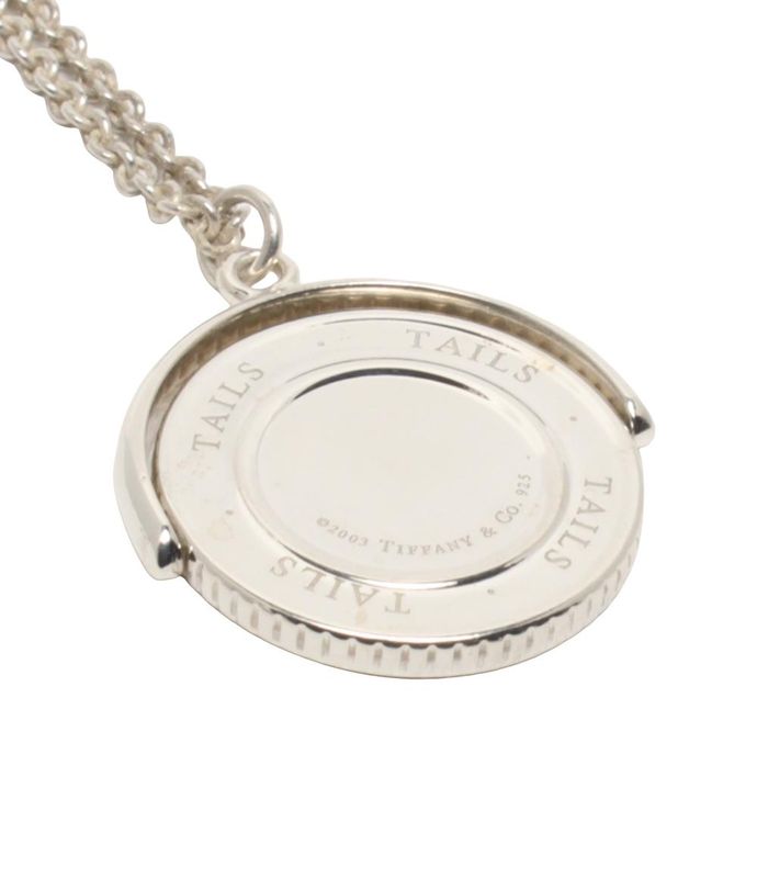 Tiffany & Co Necklace Sv925 Heads Tails Coin Ladies Tiffany & Co