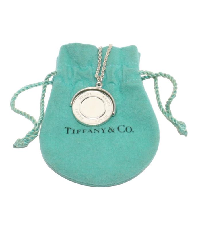 Tiffany & Co Necklace Sv925 Heads Tails Coin Ladies Tiffany & Co