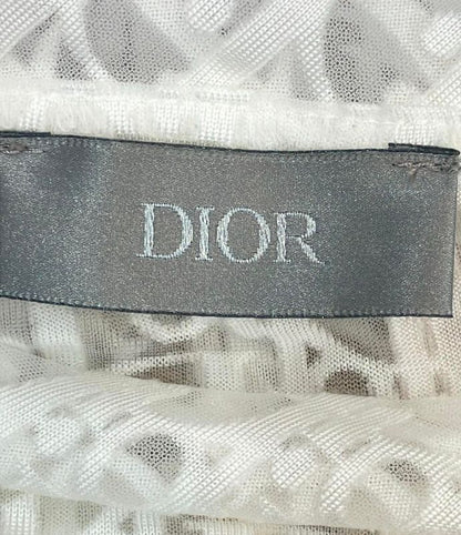 Christian Dior Short Sleeve T-shirt See Through Logo 923j615a0537 Women's SIZE