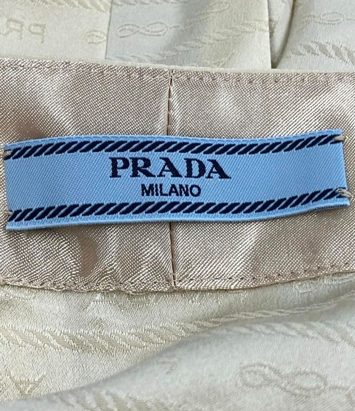 Prada Tube Top Cles Peopledecine Jacquard Top Women's SIZE 40 (S) Prada
