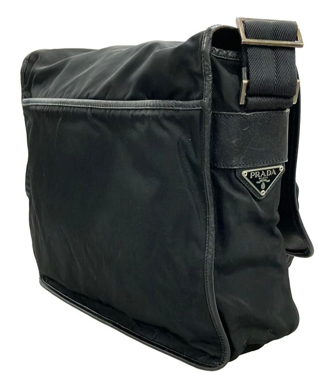 Prada Shoulder Bag Crossbody Nylon Leather V158x Men's Prada