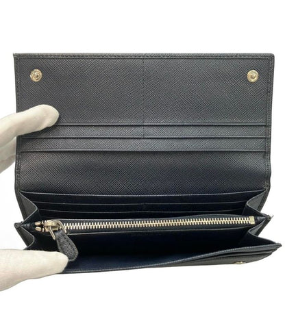 Prada Long Wallet Saffiano Triangle 1mh132 Ladies Men Prada