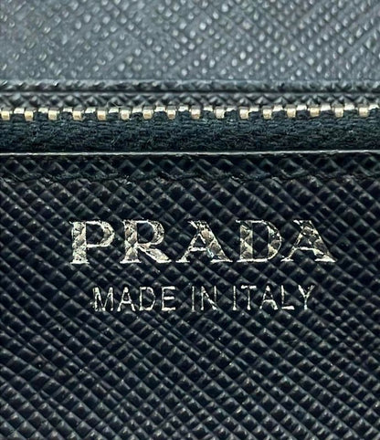 Prada Long Wallet Saffiano Triangle 1mh132 Ladies Men Prada