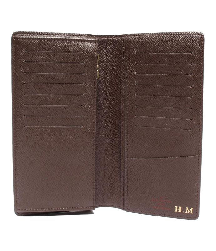 Damier Louis Vuitton Long Wallet Portefeuille Blazer N60017 Men's Ladies Louis