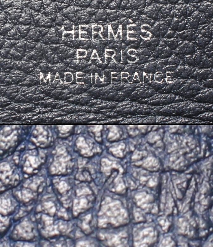 Hermes Coin Case Y Engraved Silver Hardware Bastia Women's Hermes