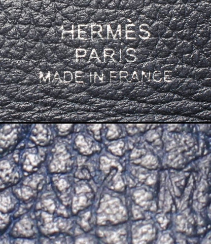 Hermes Coin Case Y Engraved Silver Hardware Bastia Women's Hermes