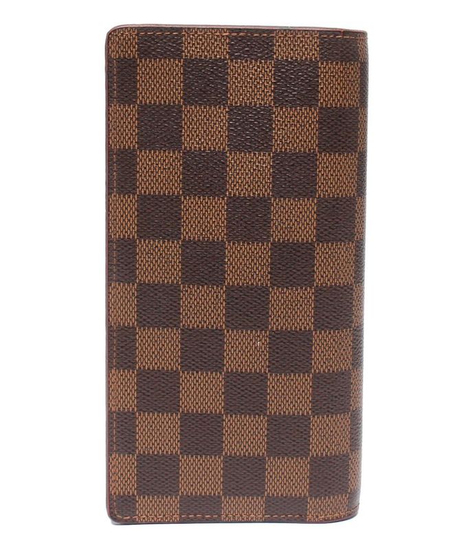 Damier Louis Vuitton Long Wallet Portefeuille Blazer N60017 Men's Ladies Louis