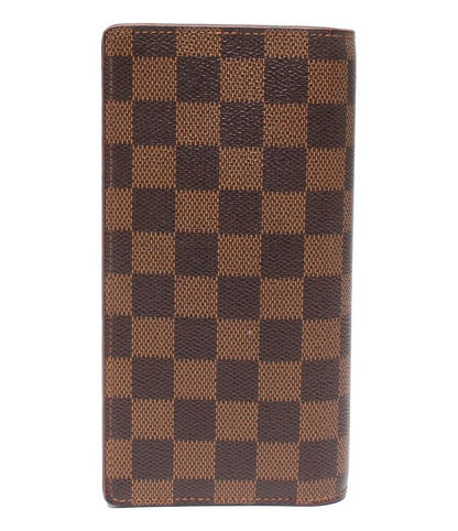 Damier Louis Vuitton Long Wallet Portefeuille Blazer N60017 Men's Ladies Louis