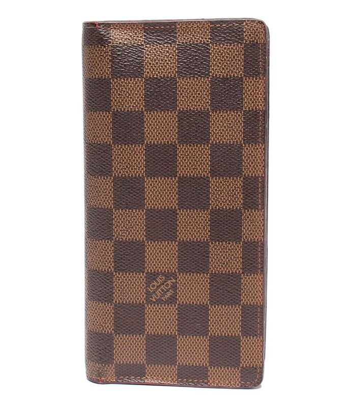 Damier Louis Vuitton Long Wallet Portefeuille Blazer N60017 Men's Ladies Louis
