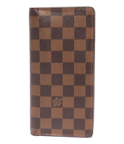 Damier Louis Vuitton Long Wallet Portefeuille Blazer N60017 Men's Ladies Louis