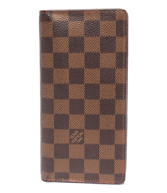 Damier Louis Vuitton Long Wallet Portefeuille Blazer N60017 Men's Ladies Louis