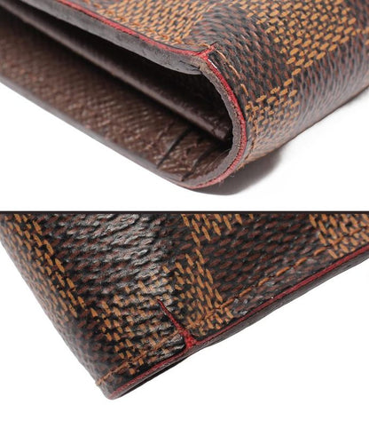 Damier Louis Vuitton Long Wallet Portefeuille Blazer N60017 Men's Ladies Louis