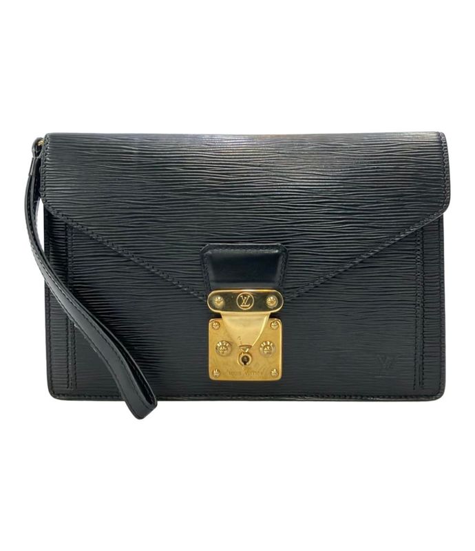 Epi Louis Vuitton Clutch Bag Second Bag Pochette Serie Dragonne M52612 Mens