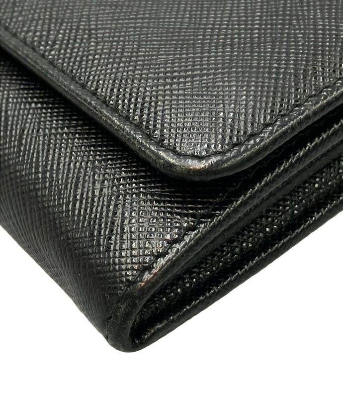 Prada Long Wallet Saffiano Metal Oro 1m1132 Ladies Prada