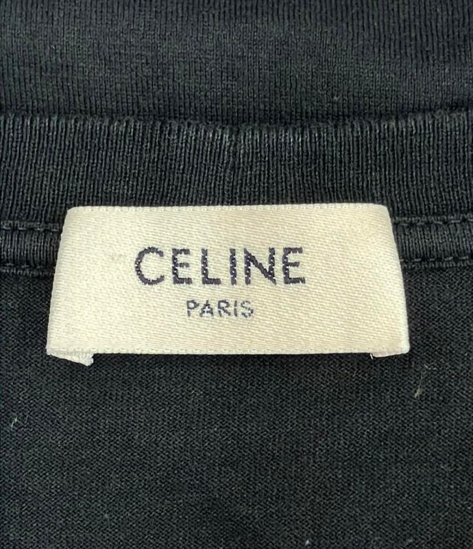 Celine Short Sleeve T-shirt Logo 2x314916g Womens SIZE S Celine