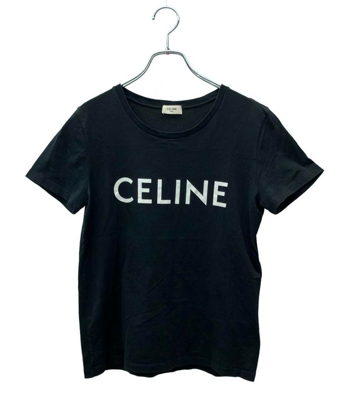 Celine Short Sleeve T-shirt Logo 2x314916g Womens SIZE S Celine