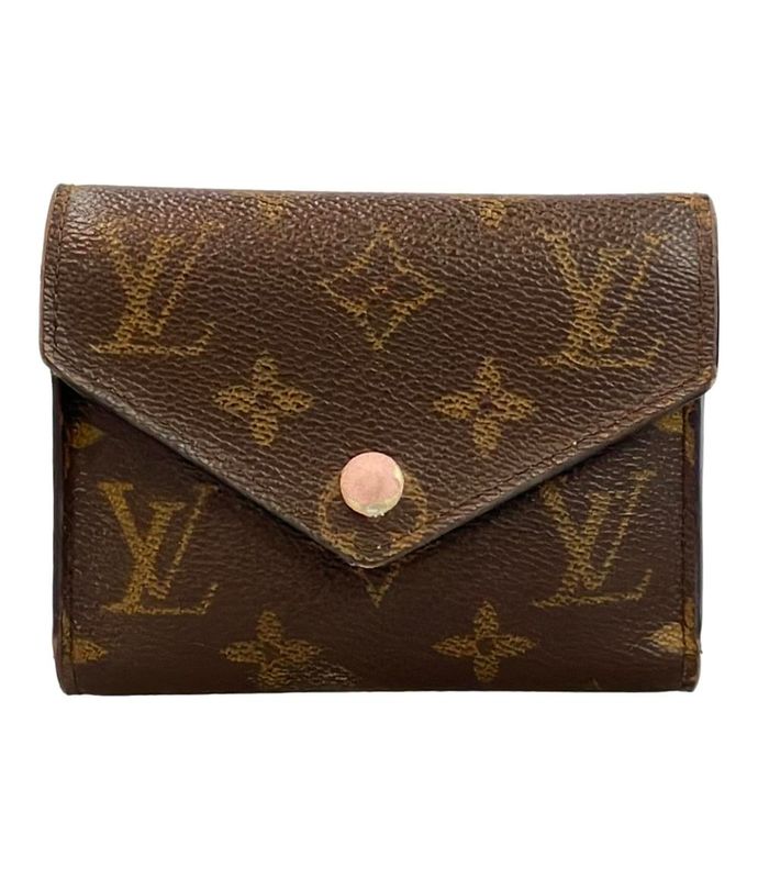 Louis Vuitton Trifold Wallet Portefeuille Victorine M62360 Women Louis Vuitton