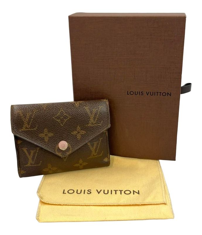 Louis Vuitton Trifold Wallet Portefeuille Victorine M62360 Women Louis Vuitton