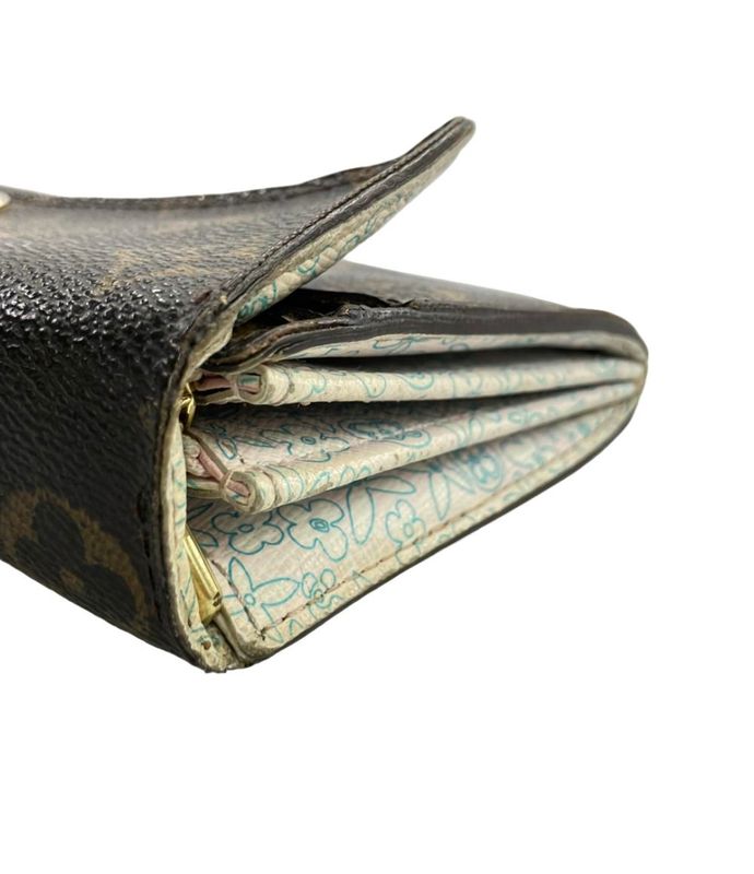 Louis Vuitton Monogram Portefeuille Sarah M60232 Women Louis Vuitton Long Wallet