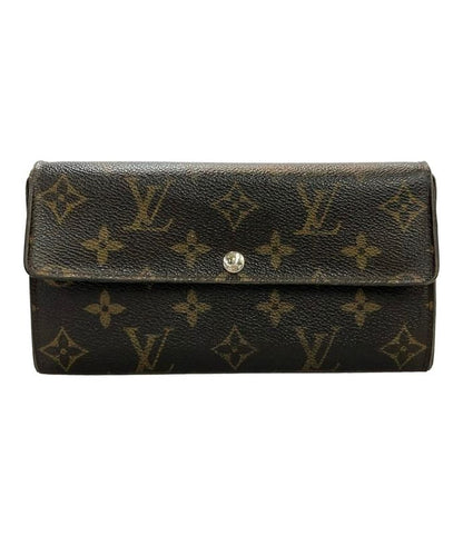 Louis Vuitton Monogram Portefeuille Sarah M60232 Women Louis Vuitton Long Wallet