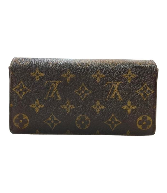 Louis Vuitton Monogram Portefeuille Sarah M60232 Women Louis Vuitton Long Wallet