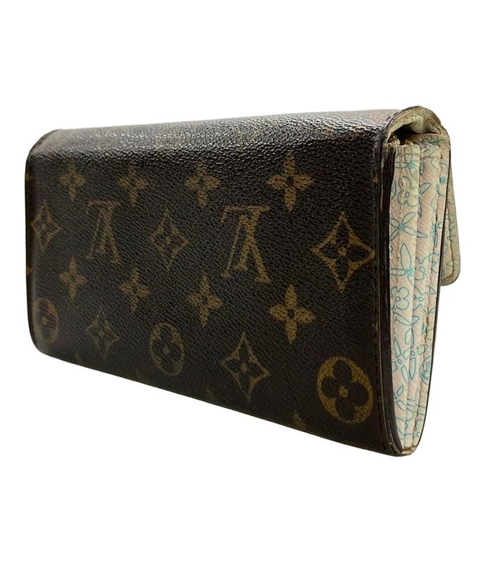 Louis Vuitton Monogram Portefeuille Sarah M60232 Women Louis Vuitton Long Wallet