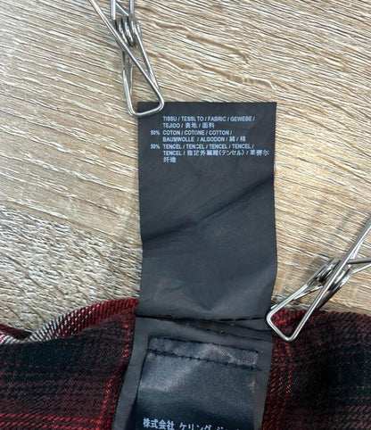 Saint Laurent 15aw Regular Collar Check Shirt 398063 Men's Size M Saint Laurent