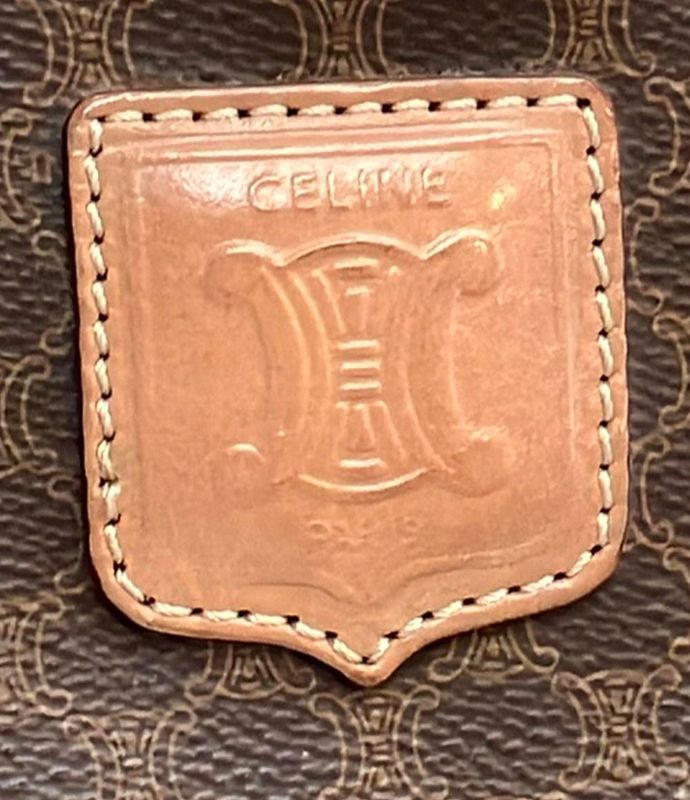 Celine Boston Bag Macadam Pattern Women's Celine