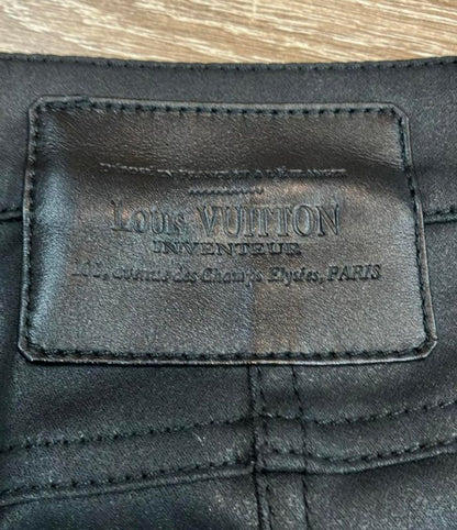 Louis Vuitton Leather Pants Rw132w F4pa15ddb Ladies Size 34 (XS) Louis Vuitton