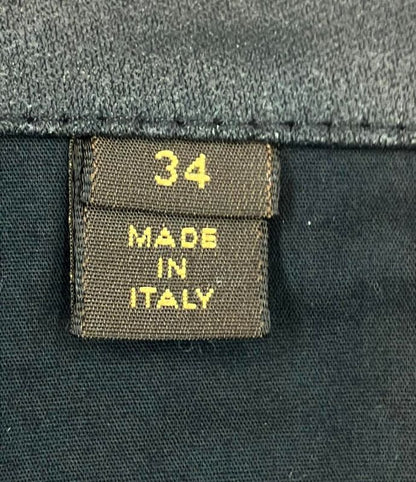 Louis Vuitton Leather Pants Rw132w F4pa15ddb Ladies Size 34 (XS) Louis Vuitton