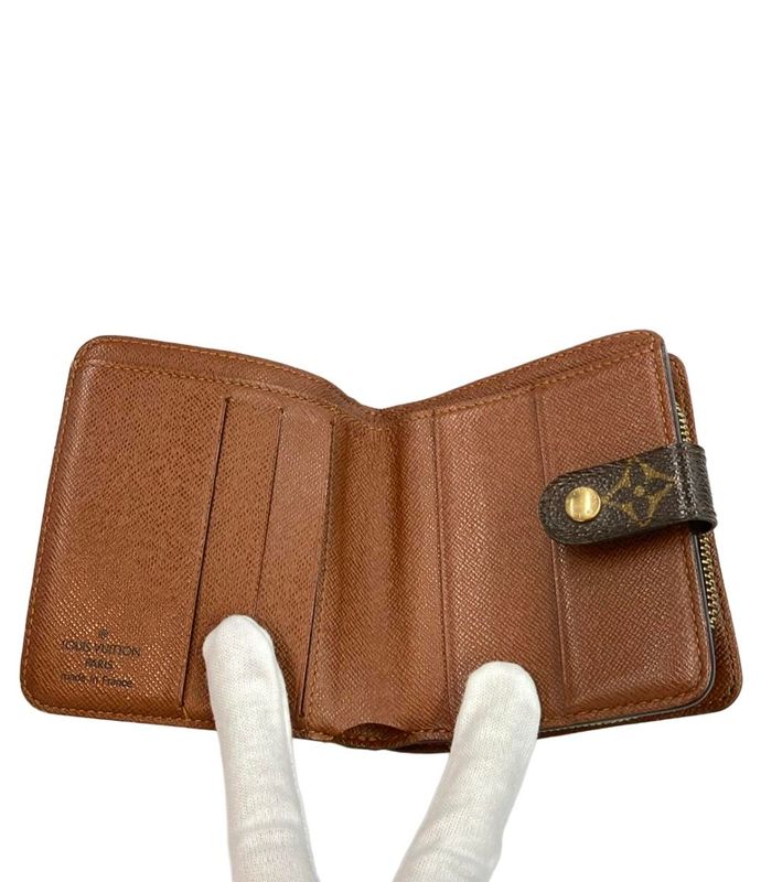 Louis Vuitton Bifold Wallet Compact Zip M61667 Ladies Louis Vuitton